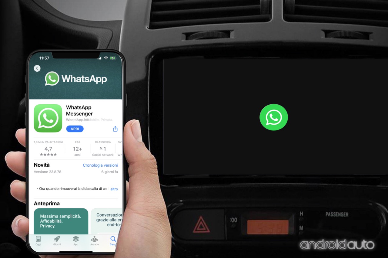 Whatsapp per Android Auto